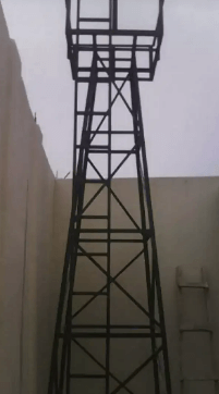 besi siku 4x4 digunakan untuk tower air
